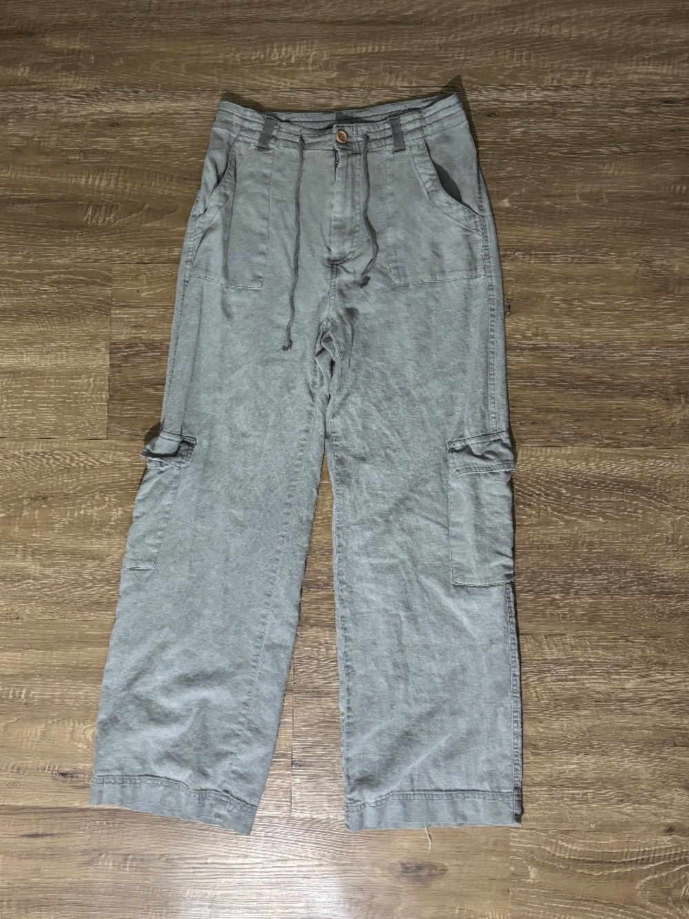 Sincerely Jules Grey Linen Pants